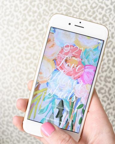 Love Never Fails Lock&nbsp;Screen