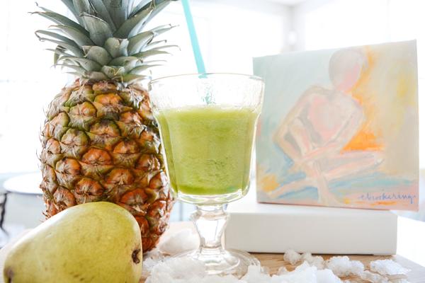Pineapple Pear Green&nbsp;Smoothie