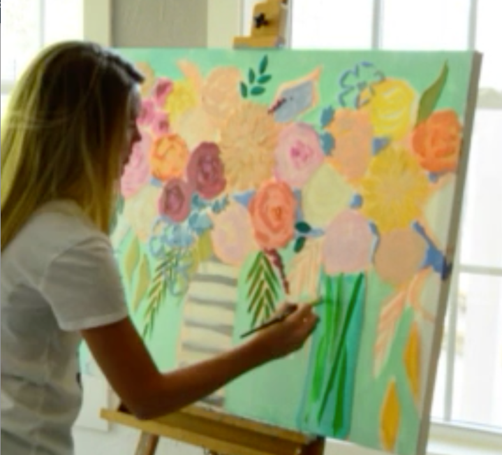 Floral Painting Timelapse